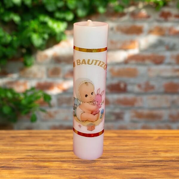 Vela de Bautizo Redonda