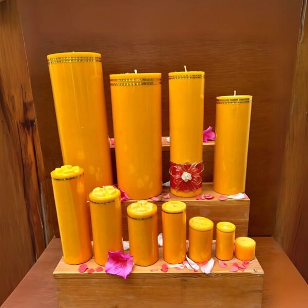 Cirio para iluminación Amarillo